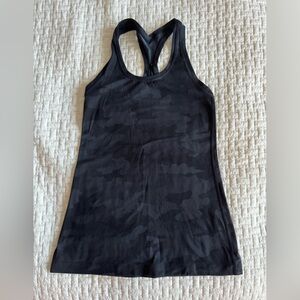 Black Camouflage Tank Top LULULEMON
